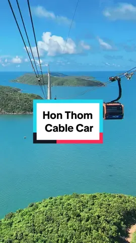 Cable Car Ride 🚠  #phuquoc #sunsettown #honthom #tourism 