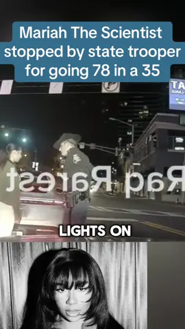 Mariah The Scientist stopped by state trooper for going 78 in a 35 #part2 #cops #copsoftiktok #arrested #police #lawenforcement #arrested #police #jail #viral #foryou #usa #flypシ #flyp #policeofficer #mariahthescientist 