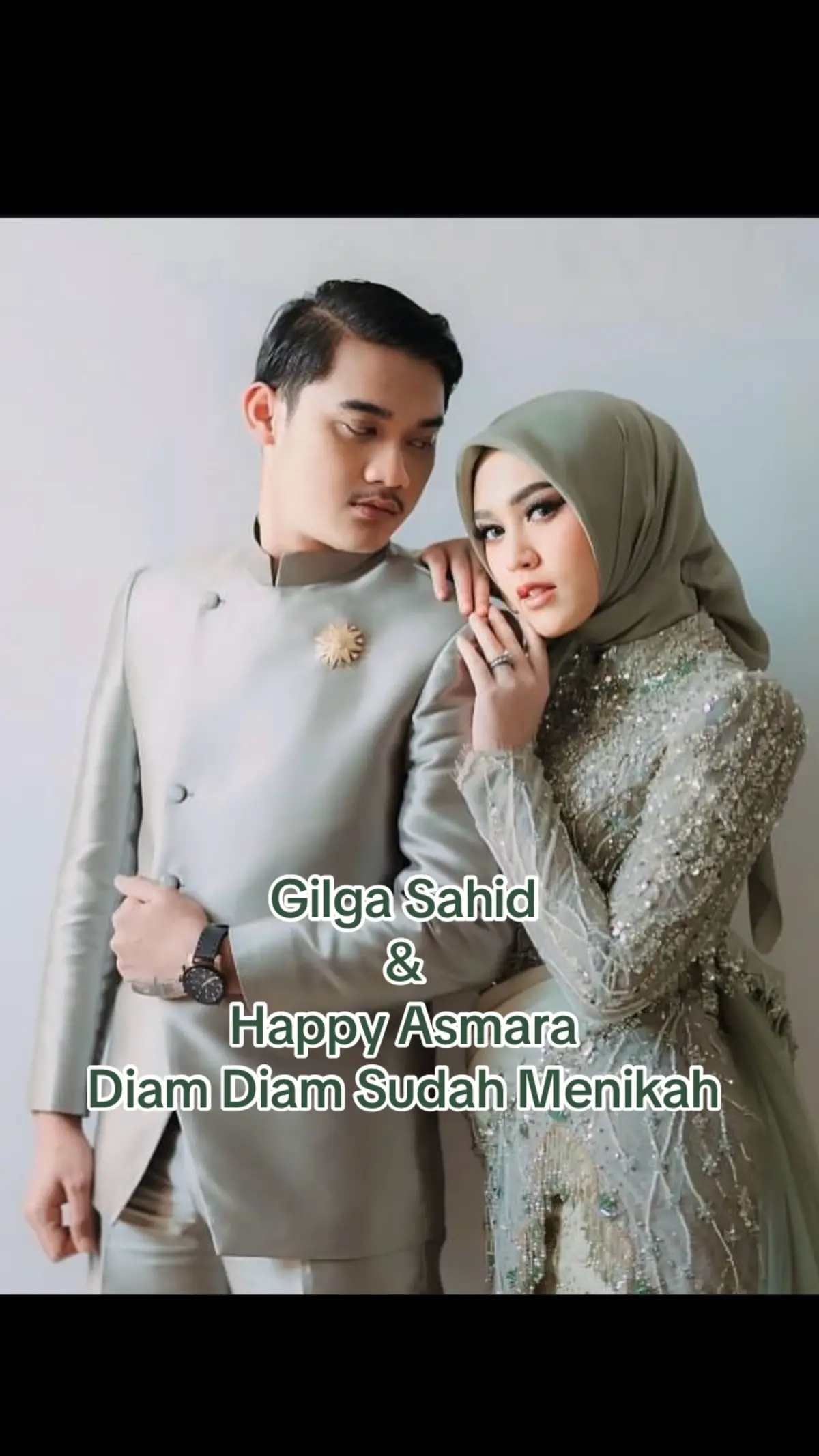 Selamat untuk @Happy Asmara & @GsahidH semoga menjadi keluarga yang samawa #happyasmara #gilgasahid #pengantinbaru #pengantinviral #pasangancouple #gilpy #gilpylovers #happygilga 