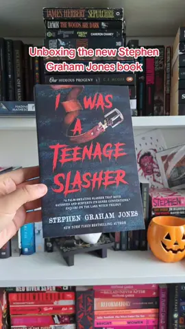 Unboxing my preorder of I Was A Teenage Slasher by Stephen Graham Jones #horror #BookTok #bookunboxing #preorder 