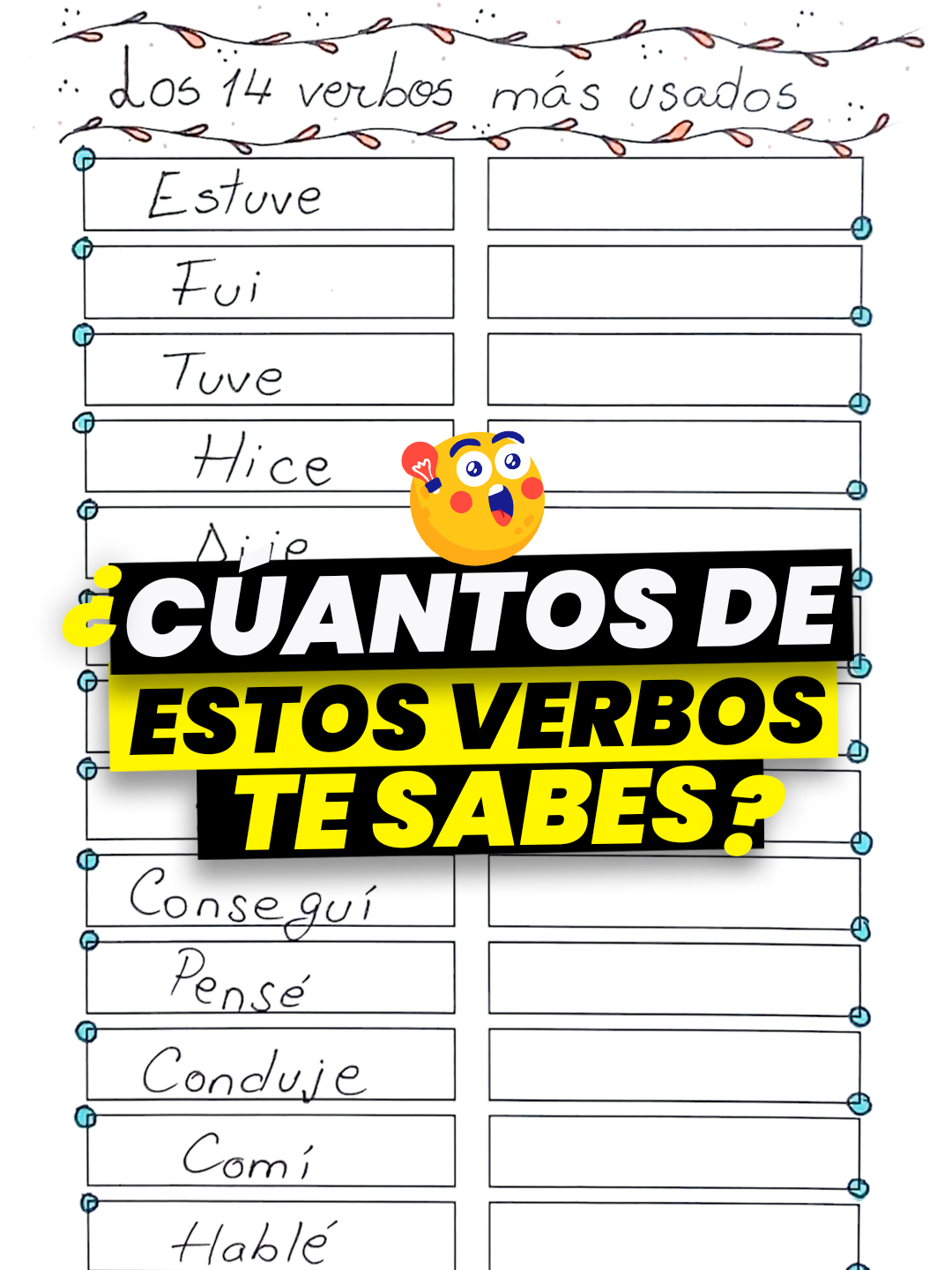 🧠LOS VERBOS en PASADO MÁS USADOS en INGLÉS en 1 MINUTO 🚀 ¿Cuántos verbos te sabes? APRENDE INGLÉS RÁPIDO ✅ CURSO DE INGLÉS GRATIS 👉 LINK EN LA BÍO #inglesparalatinos #inglespara #aprenderinglesamericano #practicaeningles #aprenderinglesconmigo #aprenderinglesgratis #englishlesson #inglesfacil #palabraseningles #aprenderinglesentiktok #learnenglish #mexico #inglesfacil #inglesonline