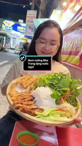 Nem nướng Nha Trang tặng nước ngọt nè mấy bà #angiomytho #ongbaboaf #haibanhmuitran #haibanhmuitranshipga #LearnOnTikTok #xh #TikTokDieuKy #AnCungTikTok #tiengiang #mytho #tharongaanne #longgervideos #TikTokGiaiTri  