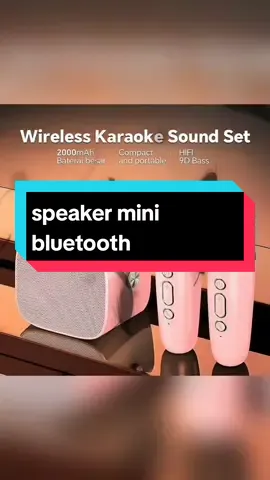 SPEAKER MINI BLUETOOTH#speakermini #speakermini2mic1karaokewireless #speakerminidapatterhubungkeponsel #CapCut 