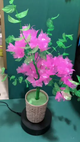 bougainvillea gawa sa drinking straw at twist tie wire #fypシ #DIY #artificialflower #recycle #2 