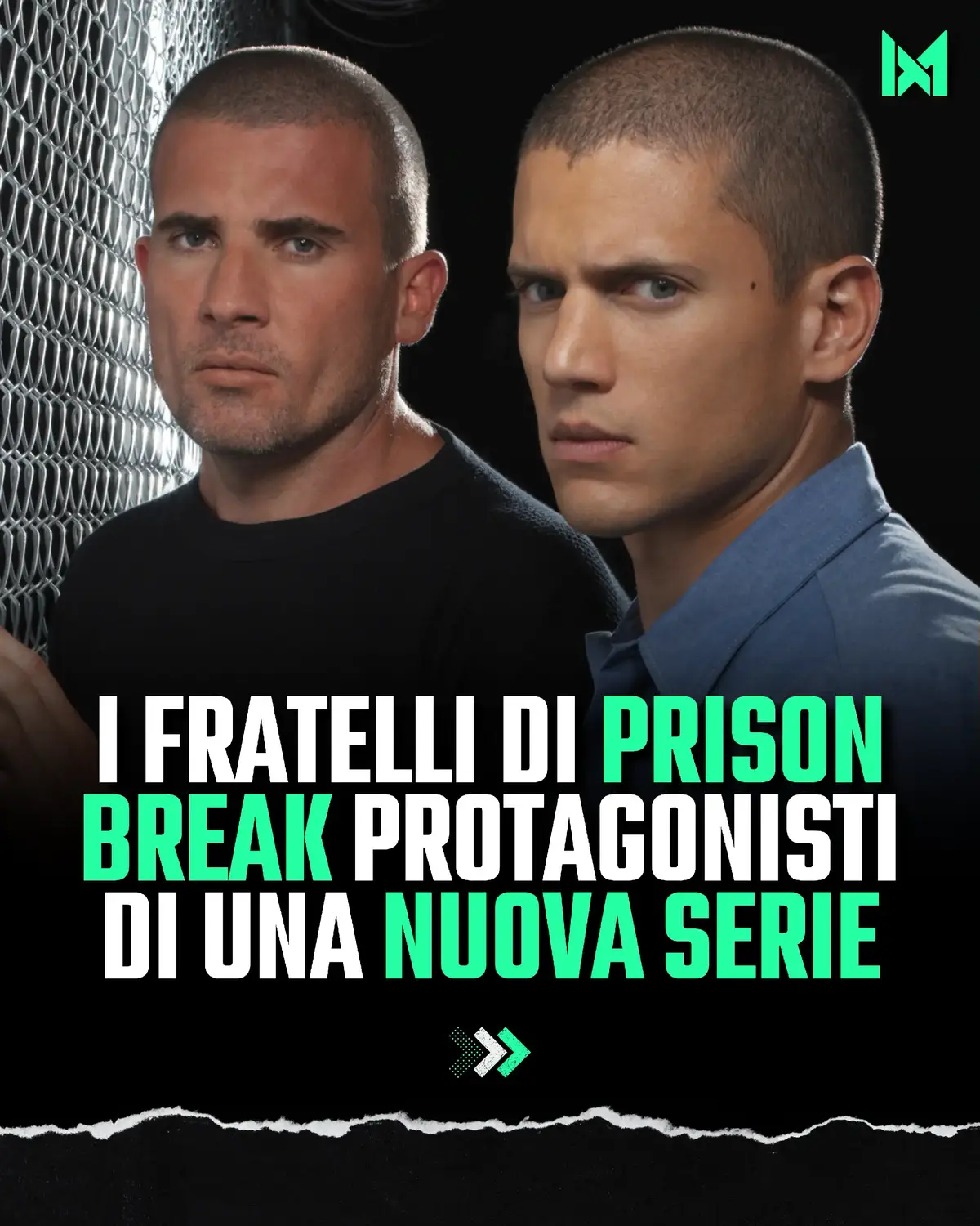 I fratelli di set di Prison Break e Legends of Tomorrow, Dominic Purcell e Wentworth Miller, saranno di nuovo insieme bella serie TV Snatchback. Tutti i dettagli nel post ☝🏼 La seguirai? #PrisonBreak #serietv #davedere #snatchback #cinematok 