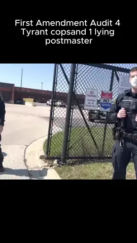 First Amendment Audit 4 Tyrant copsand 1 lying postmaster #police #america #cops