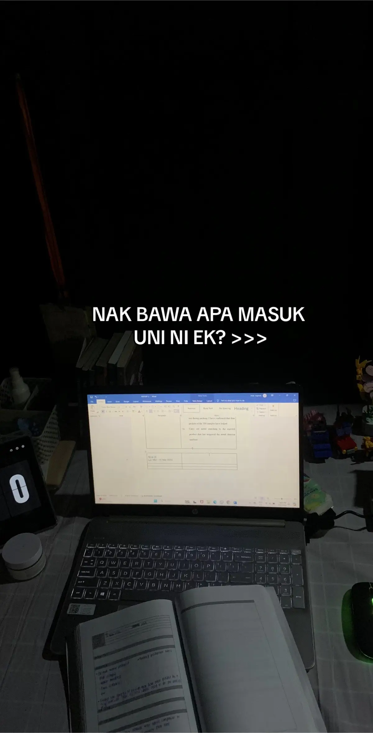 takkisahla masuk mana mana pun, sentiasa bersyukur dengan ketentuan Allah,ni antara barang yang boleh korang bawa pergi u, all the best semorang!😻 loveyou!🤍 bawah ni list tambahan tau, kita tertinggal nak masukkan😭 Alatan mandian🛀🏻 * Sabun mandi * Tuala mandi * Syampu * Pencuci muka * Ubat gigi dan berus gigi * Baldi / gayung * Minyak wangi * Bedak badan / bedak muka * Deodoran untuk mengurangkan bau ketisam * Alatan make-up untuk perempuan jika perlu #fypシ #2024 #unilife 