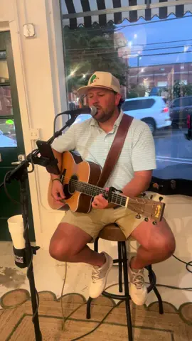 Bookstore/WineBar vibes. #livemusic #fyp #parkermccollum #handleonyou #guitar #live #nofilter 