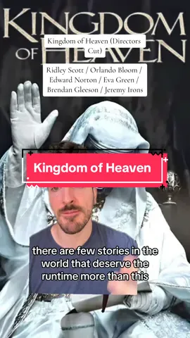 We all have movies we’ll never stop defending and fighting for, regardless of how anyone else feels. For me, one of those movies is ridley scott’s 2005 epic, kingdom of heaven. Orlando Bloom, Jeremy Irons, Eva Green, Edward Norton, and Brendan Gleeson steal the show, delivering performances that are unfortgrtable. In this film, ridley scott is able to capture both revanance for the holy land, the the chaos of the crusades, ultimately creating an incredible rumination on faith, love, and fighting for what you believe in. 5/5 on Letterboxd. #kingdomofheaven #edwardnorton #orlandobloom #evagreen #ridleyscott #movies #movietok #film #filmtok #moviestowatch #movierecommendation 