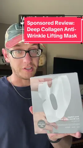 My honest review of the viral “glass skin” Deep Collagen Anti-Wrinkle Lifting Mask #LifeOnTikTok #interracialcouple #review #TikTokShop #sponsored #skincare #beauty 
