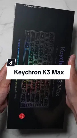 Unboxing the Keychron K3 Max! So far I'm enjoying the smaller profile and being able to connect this to my Mac and PC! @Keychron 