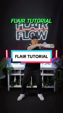 Flair Bartending tutorial 🍾🍸 #flairflow #flairbartending #school #bartending #flairtutorial #howto 