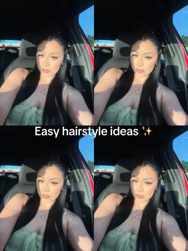 Easy hairstyle ideas ! #foryou #fypシ゚viral #hairstyle #easyhairstyles 