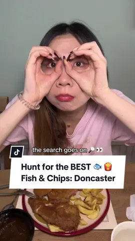 Hunt for the Best Fish & Chips: Doncaster 🐟 🍟 #mukbang #eatwithme #fishandchips #chippy #takeaway #FoodTok #british #uk #Foodie #tastetest 