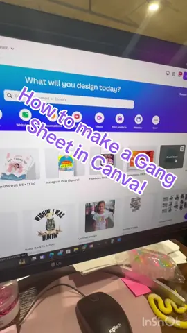 I get asked all of the time how to make a gang sheet! I hope this helps! #upresstransfers #canva #canvahowto #canvatips #gangsheet #dtfgangsheets #dtf #dtfprinting #dtftransfers 