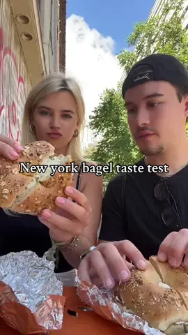 New york bagel taste test👍🏻🥯 very anti climactic 