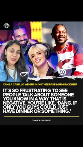 #CamilaCabello weighs in on the #Drake and #Kendrick beef 👀