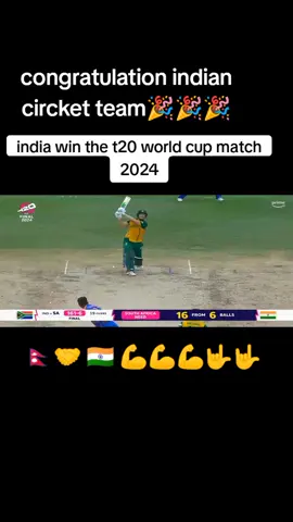 india win the t20 world cup 2024 congratulation indian circket team 🎉🎉🎉#videos #foryou #foryoupage #nepalitiktok 