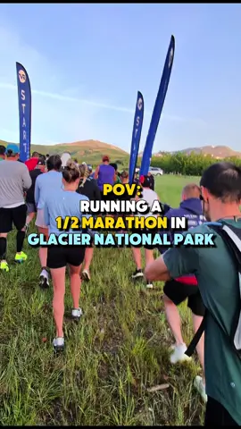 Glacier national park half marathon put on by @Vacation Races was a once in a lifetime experience #run #Running #runvlog #runclub #glaciernationalpark 