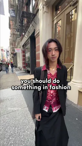 This guy NEEDS to be in fashion #fashion #icon #viral #nyc #streetinterview #fyp #wdydfal