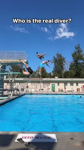 Gymnasts try Diving #diving 