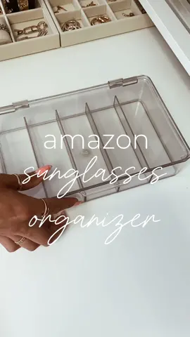 🔗 to 🛒 in bi0 under Amazon Storefront in the folder ✨As Seen on IG & TikTok✨ and in the comments below 🔗 Finally a place to store all of your favorite sunglasses! Comes as a pack of 2 and they are stackable! Keeps them safe & dust free! #neatlyembellished #sunglasses #sunnies #summervibes #summeressentials #summermusthaves #amazon #amazonfinds #amazonmusthaves #amazoninfluencer #amazonhome 