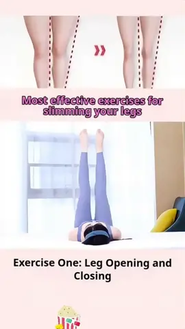 The fastest and most effective leg slimming action, elephant legs into bird legs in seconds #Home workout