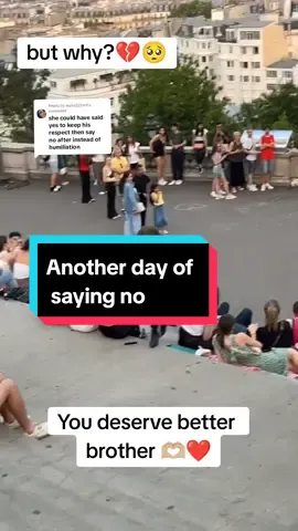 Replying to @layla32245 why??💔💔💔💔💔🥺🥺 #shesaidno #proposal #usa  #usa_tiktok #losangeles #proposalgonewrong #sheranaway 