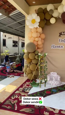 Kita usahain dekor sendiri low budget😁#fyp#dekortedhaksiten#dekorsendiri#dekorlowbudget#dekorasi#tedhaksiten#inspirasidekor#dekormurah