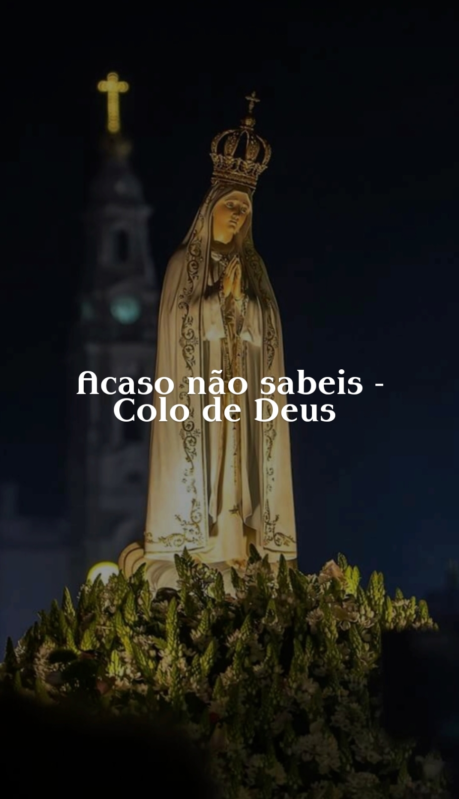 Acaso não sabeis - Colo de Deus  #catolicos #maria #colodedeus #musicacrista #jovenscristaos #CapCut 