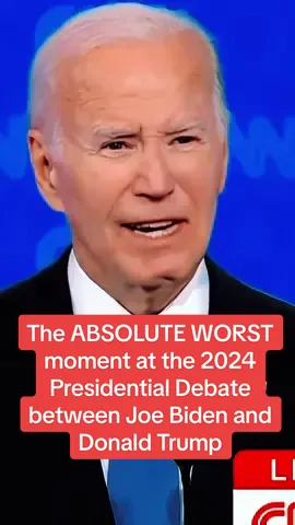 The ABSOLUTE WORST moment at the 2024 Presidential Debate between Joe Biden and Donald Trump #donaldtrump #joebiden #trump #biden #election2024 #presidentialdebate2024 #bidengaffes @President Donald J Trump 