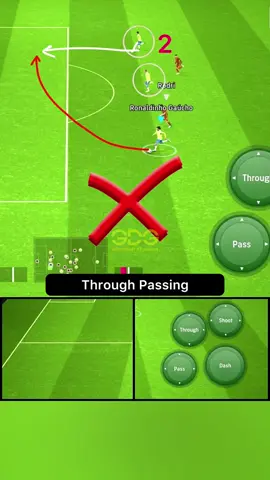 Through passing✅ or Dribbling skills❌😅😅 efootball2024 #gdgefootball #efootball #efootball2024 #efootball2024mobile 