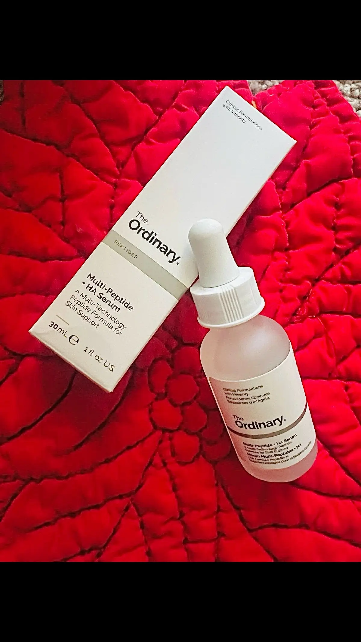 THE ORDINARY - Multi-Peptide + HA Serum The Multi-Peptide + HA Serum, formerly known as “Buffet,” is like a magic potion for targeting signs of aging.  The combination of peptide technologies and hyaluronic acid complexes has visibly improved the firmness and elasticity of my skin.  Bye-bye crow’s feet! After using this serum, my skin feels smoother and more youthful. A definite staple in my anti-aging skincare routine! Thank you  @The Ordinary  & Skeepers 