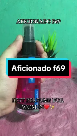 Aficionado number 1 best seller perfume for women 🔥❤️#aficionadof69 #aficionado #f69 