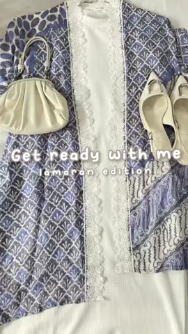 outfit simple buat dateng ke lamaran pake dress+outer batik🤍 #kondanganoutfit 