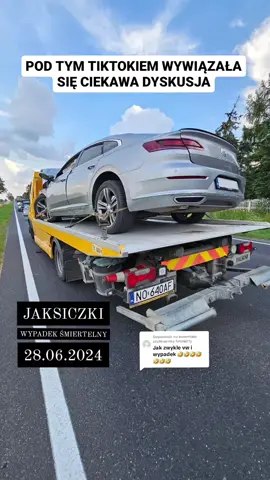Odpowiadanie użytkownikowi @fatpbj21y  #jaksiczki #wypadek #accident #deathonroad #arteon #vw #mercedes #jaksice #inowroclaw 