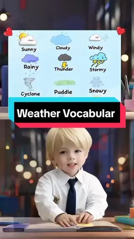 Weather vocabulary #Linenglish  #weather #kids #learningenglish #learningvocabulary #kingenglishkidss #1kingenglishkids #kingenglishkids   #englishforkids 