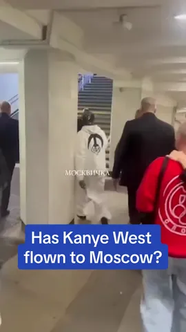 Kanye, is that you?👀 Russian media claims Kanye West has allegedly touched down in Moscow.  #kanyewest #moscow #russia #news #kanye #russian 