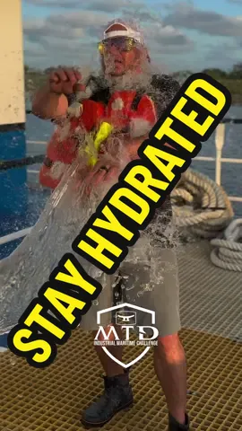 Stay Safe in this heat on the towboat!  - Working on deck requires more than strength—stay hydrated with electrolytes. - Wear light clothes to keep cool. - Take frequent breaks to maintain your energy. - Watch out for signs of dehydration:   - Dizziness   - Dry mouth   - Dark urine   - Fatigue - Keep your cool and stay safe! #MaritimeThrowdown #IndustrialMaritimeAthlete #MTDsafety @Truewerk @Grundéns  @NITECORE WORLDWIDE 