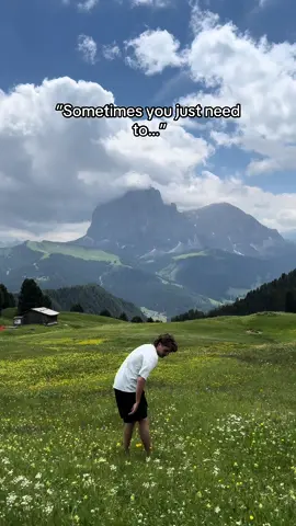 Chill vibes only. #dolomites #chilling #naturetherapy #Outdoors #nature 