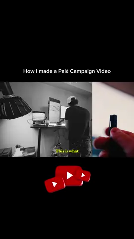 Making a paid campaing video! #youtube #fypyoutube #filmmakersoftiktok 