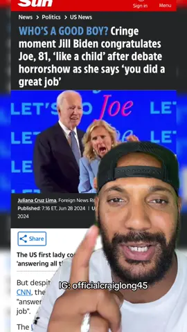 #fyp #jillbiden #joebiden #debatenight2024 #craiglong45 #craiglong 🫡🇺🇸
