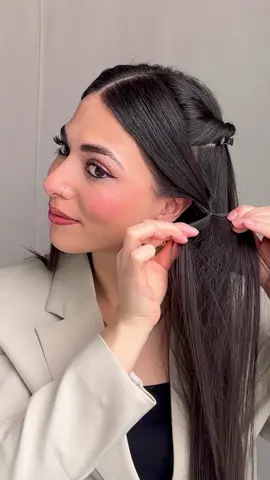 Easy Hair Hack 😍✅ #hairhacks #easyhairstyles #howto #hairtok #hairtrends #hairideas #hairstyletutorial #hairinfluencer 
