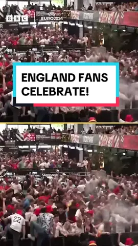 Absolute scenes when Jude Bellingham scored! #EURO2024 #BBCEuros #Bellingham #England 