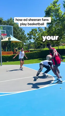 are you an @Ed Sheeran fan? #music #basketball #funny 