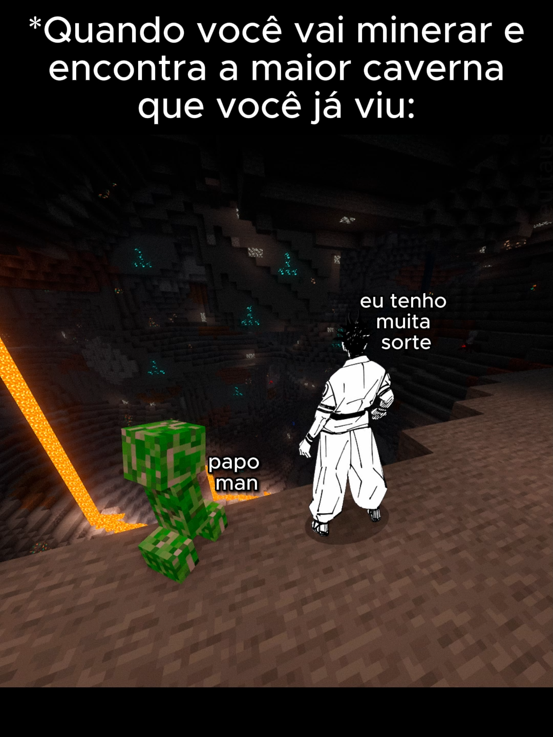 Parte 78 | Ele sempre esteve do meu lado... #Minecraft #fypage #fyp #memes #frases #games #real #viral #literalmenteeu #minecraftbadge