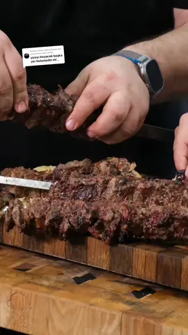 @finans_dostu adlı kullanıcıya yanıt veriliyor Tarifin ve Video sahibi @etbilimi  __ Nefis “ Özbek Kebabı “ videonun tamamını YouTube MeatyCheesy kanalımdan izleyebilirsiniz. #meatycheesy #etbilimi #özbekkebabı 