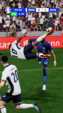 What was your reaction when Bellingham scored that bicycle kick goal for England? 💬😱 . . . #eafc #eafc24 #fc24 #fifa #fifa24 #eafcfut #eafcgoals #fifacards #fifagoals #fifatutorial #bestgoals #eafcskills #skills #ultimateteam #fut #futchamps #fifaultimateteam #fifastreet #proclubs #easportsfc #easportsfifa #easports #panna #nutmeg #football #Soccer #fyp #foryoupage #foryou #edit #bellingham #judebellingham #england #EURO2024 