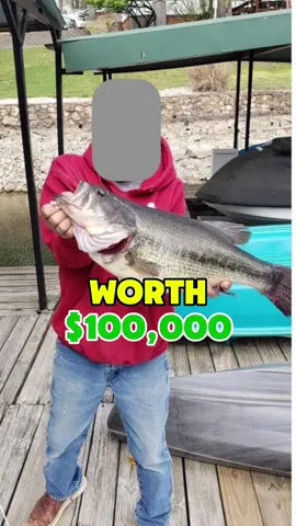 ANGLER LOSES $100,000 BASS!!! 😱😱😱 #fishing #fishtok #fyp #foryou 