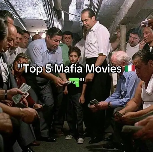 Top 5 Mafia Movies🇮🇹🔫#godfather #scarface #goodfellas #casino #bronxtale 